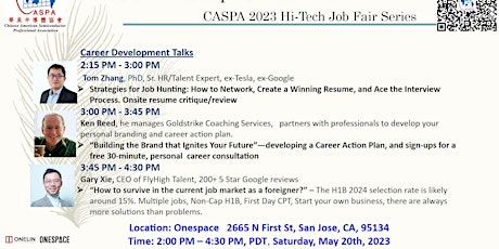 CASPA 2023 Career Development Seminar primary image