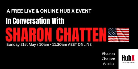 Imagem principal de Hub X : In Conversation w/ Sharon Chatten