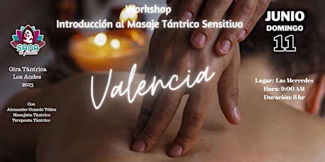 Imagen principal de Workshop Introducción al  Masaje Tántrico Sensitivo Valencia