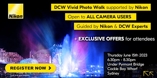 DCW Vivid Photo Walk supported by Nikon 15/6
