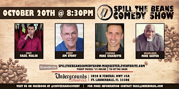 Spill the Beans Comedy Show- Mike Geeter