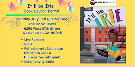 It'll be Irie Book Launch Weekend!