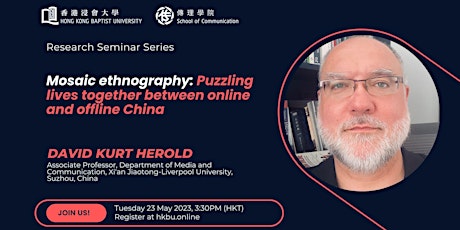 Research Seminar Series: Mosaic ethnography primary image