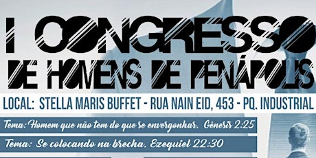 Imagem principal do evento I CONGRESSO DE HOMENS DE PENÁPOLIS