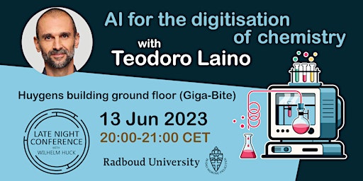 Primaire afbeelding van AI for the dig. of chem. with Teodoro Laino|LateNightConferenceWithWH3x05