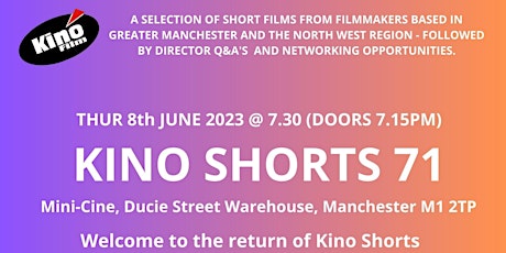 Primaire afbeelding van KINOFILM presents Kino Shorts 71