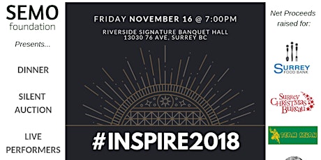 INSPIRE2018 - Dinner Fundraiser Event primary image