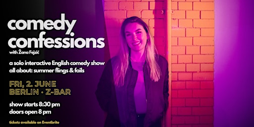 Comedy Confessions: An  Interactive English Comedy Show (Berlin) primary image