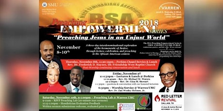 2018 BSA Preaching Empowerment Series: “Preaching Jesus in an Unjust World” primary image