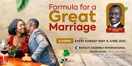Formula for a great marriage