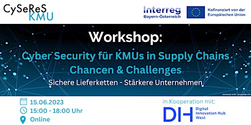 Workshop: Cyber Security für KMUs in Supply Chains - Chancen & Challenges primary image