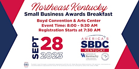 2023 Northeast Kentucky Small Business Awards Breakfast