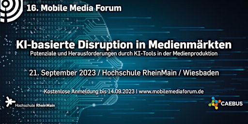 Hauptbild für 16. Mobile Media Forum