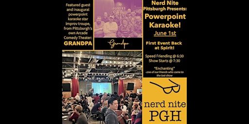 Imagen principal de Nerd Nite presents: PowerPoint Karaoke - June 1st
