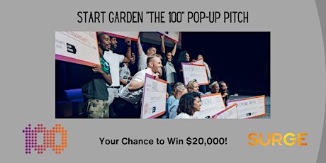 Start Garden 100 Pop-up Pitches at SURGE
