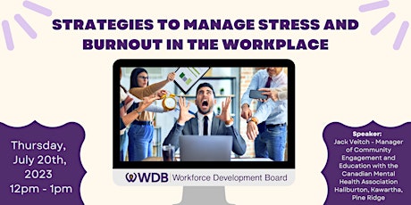 Imagen principal de Strategies to Manage Stress and Burnout in the Workplace