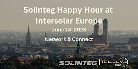 Solinteg Happy Hour @ Intersolar Europe in Munich