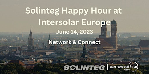 Solinteg Happy Hour @ Intersolar Europe in Munich primary image