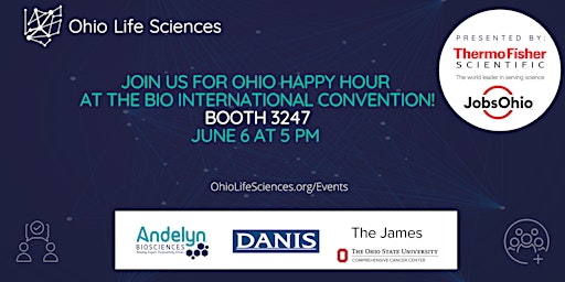 Imagem principal de Ohio Happy Hour at the BIO International Convention (Booth 3247)