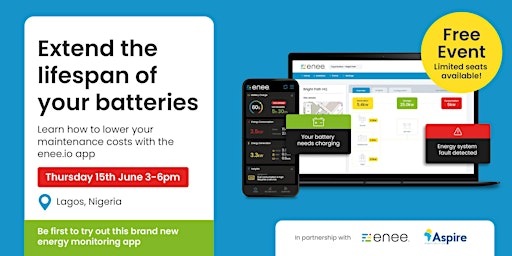 Learn how to monitor your energy with enee.io. A workshop in Lagos! primary image
