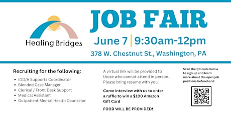 Healing Bridges Job Fair 2023
