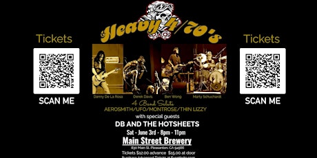 HEAVY 4/70s  w/DB and the Hotsheets @ MAIN ST BREWERY in Pleasanton CA