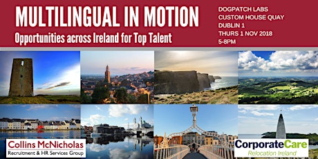 Multilingual in Motion- Opportunities across Ireland for Top Talent primary image