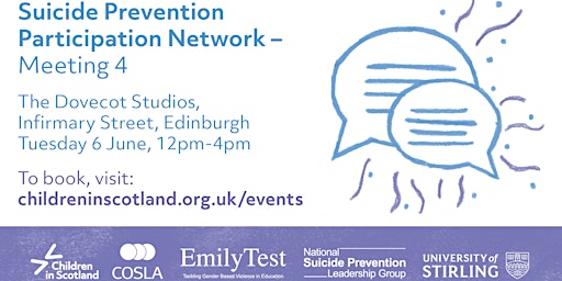 Suicide Prevention Participation Network - Meeting 4 primary image