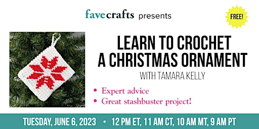 Learn to Crochet a Christmas Ornament primary image