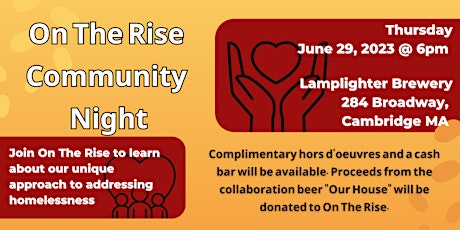 On The Rise Community Night at Lamplighter