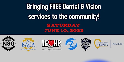 Hauptbild für FREE NSG Impact Free Dental & Vision Event