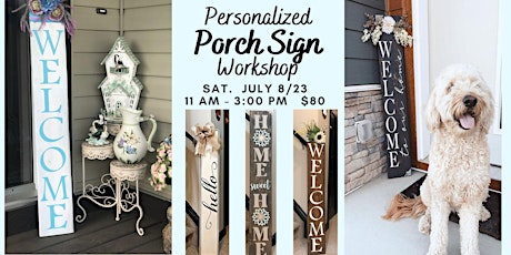 Personalized Porch Sign Workshop