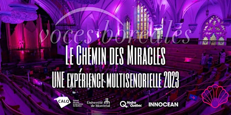 LE CHEMIN DES MIRACLES une expérience multisensorielle  du 20 au 24 juin