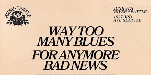 Imagem principal de WAY TOO MANY BLUES FOR ANYMORE BAD NEWS- an exhibit by Jaymes Junio