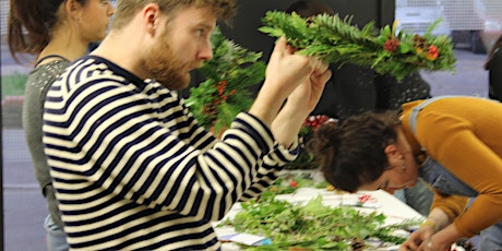 Christmas Wreath Making Workshop at Vauxhall City Farm primary image