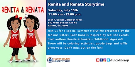 Renita and Renata Storytime