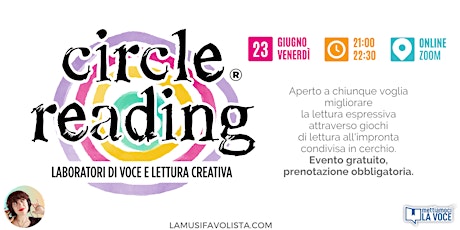 Circle Reading ® Laboratorio di lettura all'impronta - Giugno