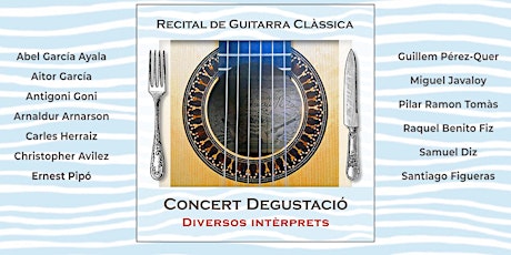 CONCERT DEGUSTACIÓ - Petit  tastet de guitarres - Guitarra Badalona2023