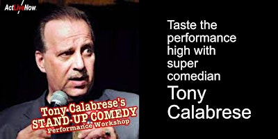 Imagem principal do evento Stand-Up Comedy Performance Workshop with Tony Calabrese