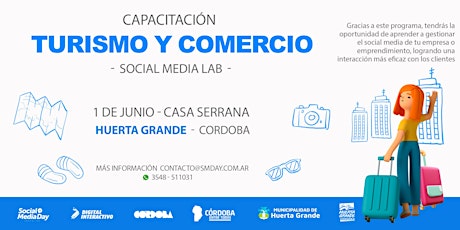 Capacitación Turismo & Comercio Social Media Lab HUERTA GRANDE