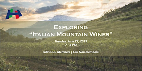 Aperitivo Italiano - Exploring "Italian Mountain Wines"