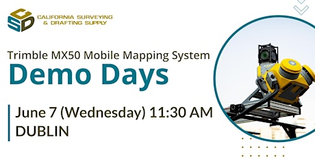 CSDS MX50 Mobile Mapping System Demo Day (Dublin)