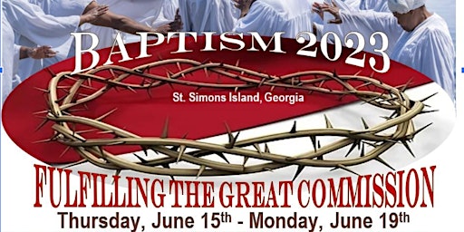 Imagen principal de Open Baptism 2023 -St. Simons Island Ga