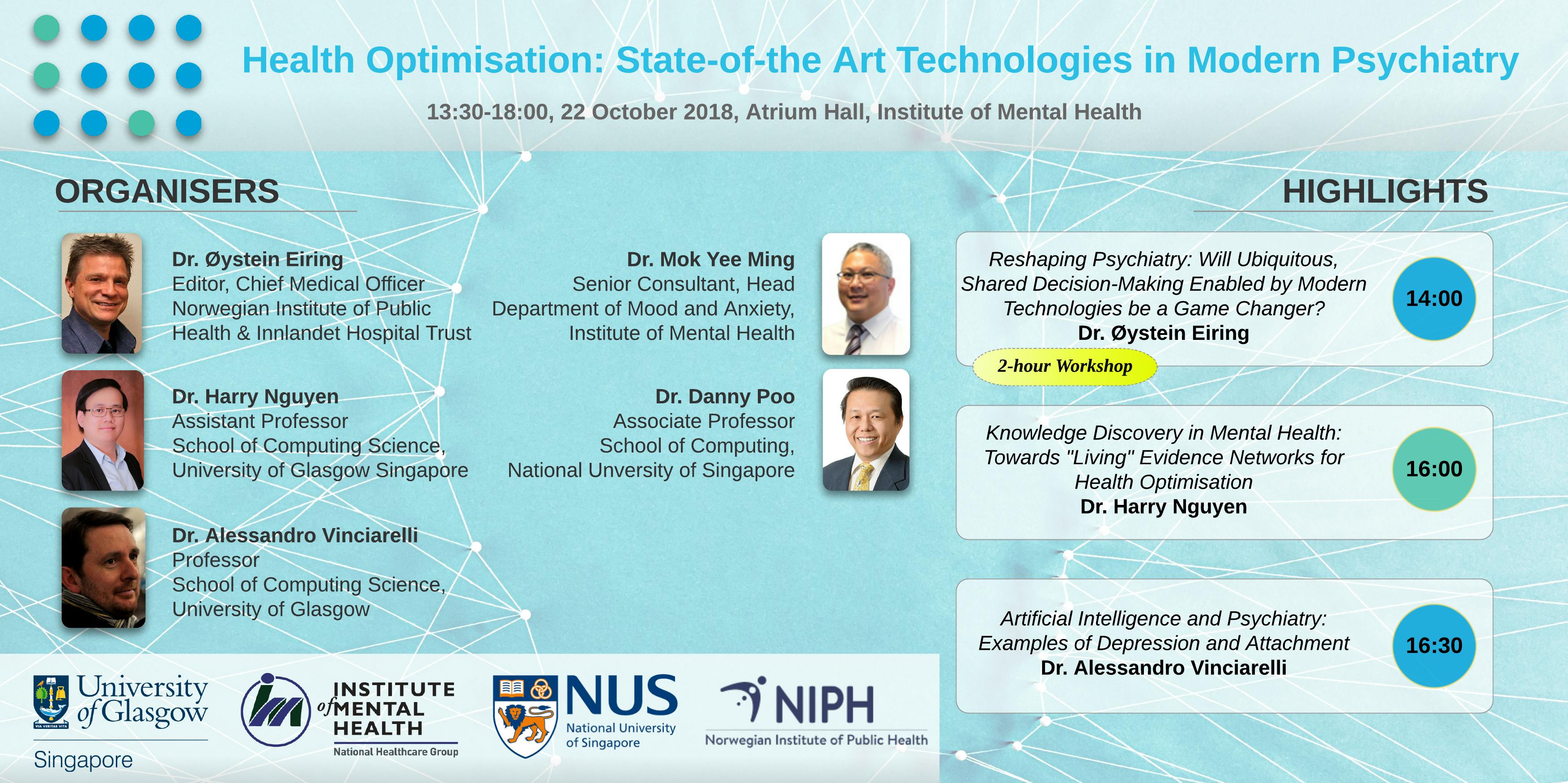 Health Optimisation: State-of-the Art Technologies in Modern Psychiatry