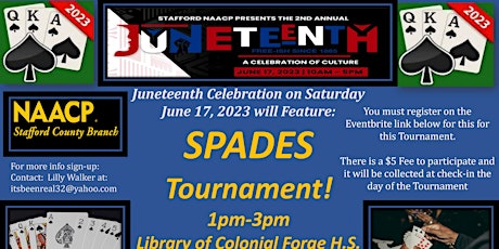 NAACP Juneteenth 2023 Spades Tournament