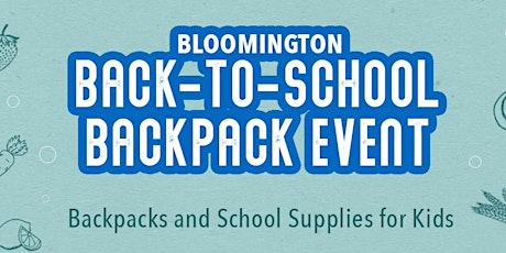 Volunteers needed for our upcoming Back-to-School event in Bloomington!  primärbild