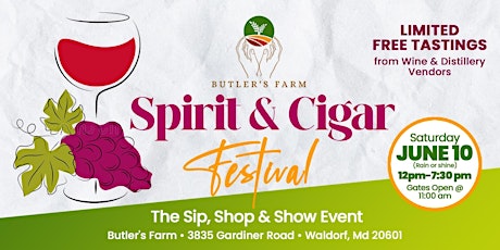 Spirit & Cigar Festival  "The Sip, Shop & Show Event"