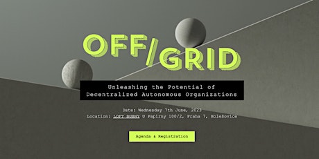 FactoryDAO - OFF/GRID Conference & Hackathon