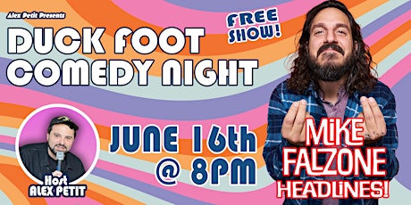 Duck Foot Miramar JUNE Comedy Night! June 16th 2023