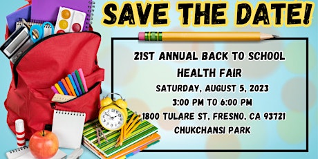 21st Annual Back to School Health Fair